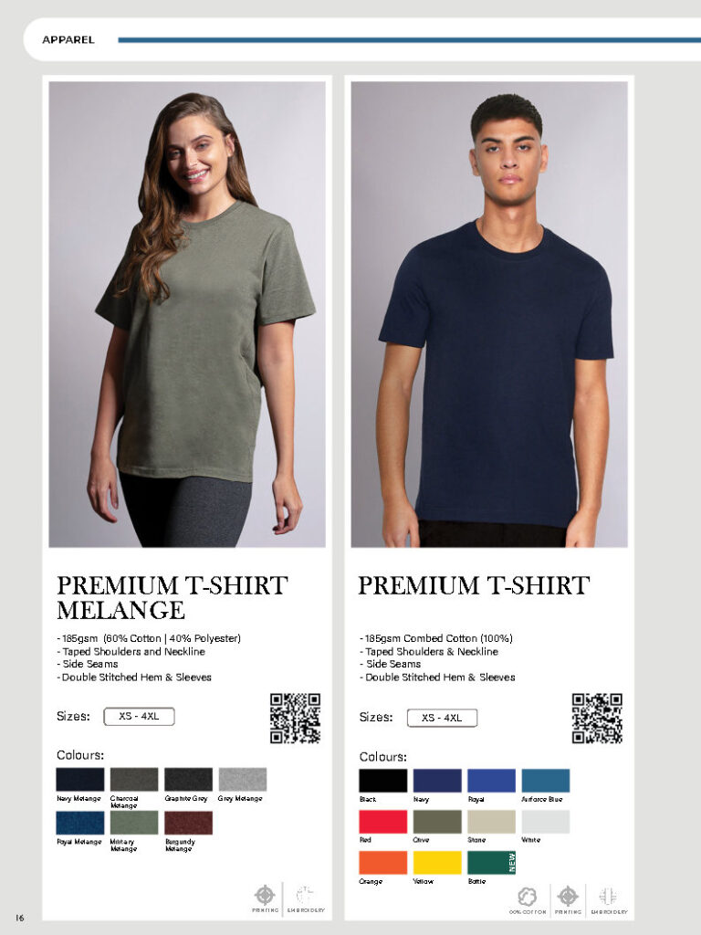 DTG Printing Apparel Catalogue 2024 Page16